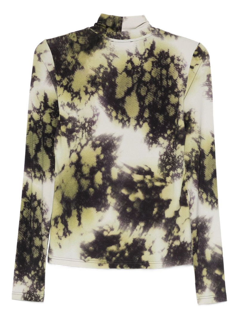 christian wijnants Tugal printed roll-neck top outlook