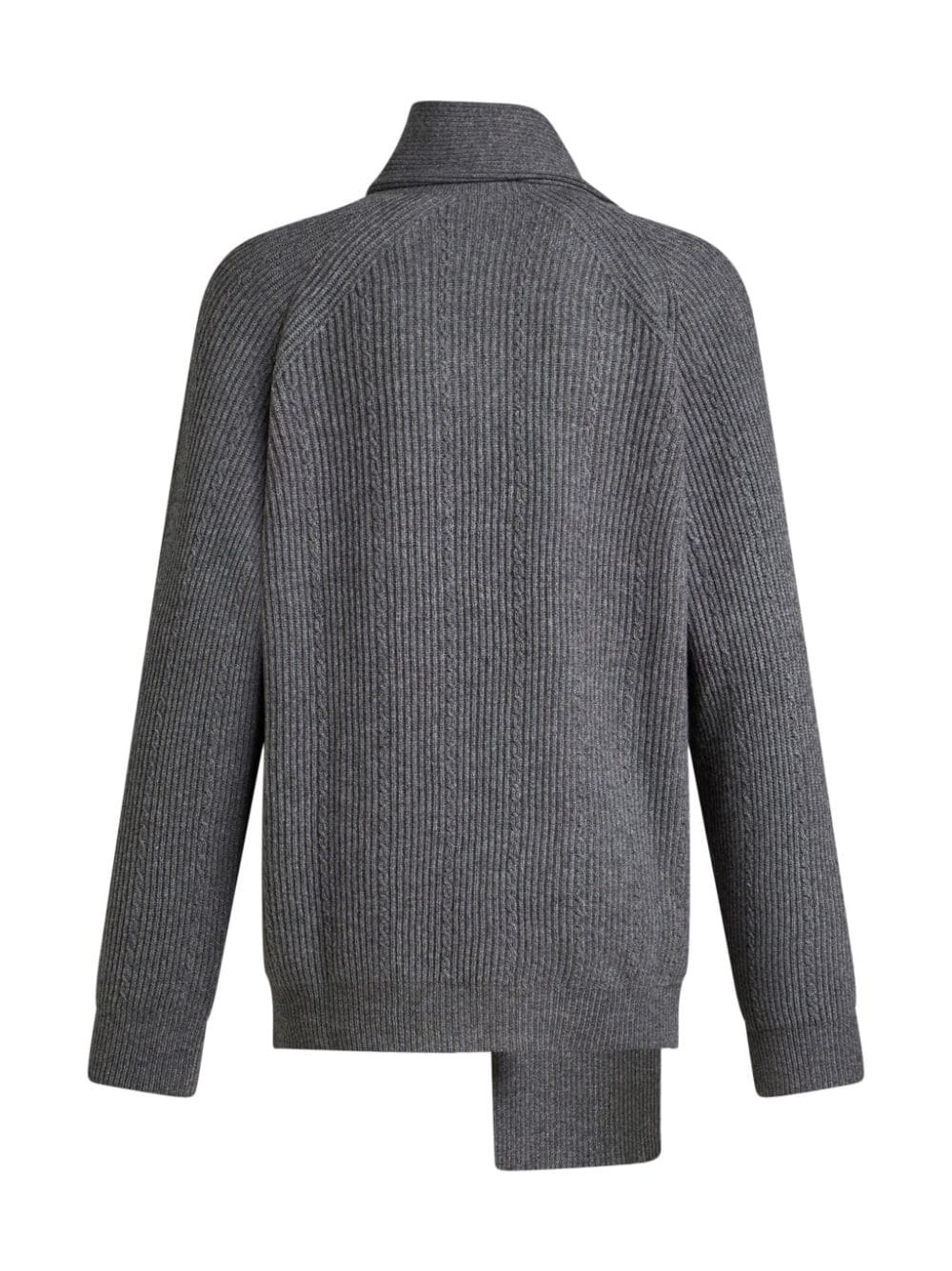 cashmere scarf sweater - 7