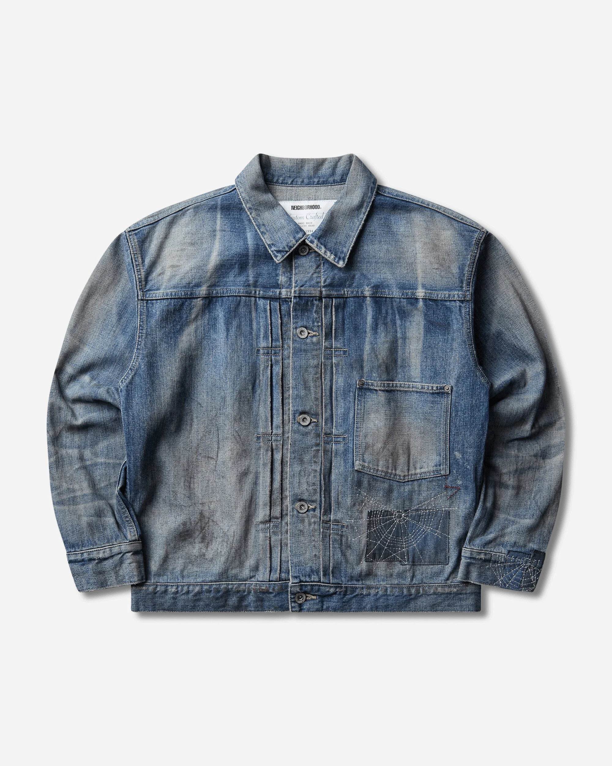 Men's Savage Denim Type-1 Jacket Indigo - 1
