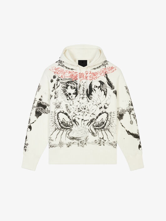 OVERSIZED PRINTED HOODIE - 4