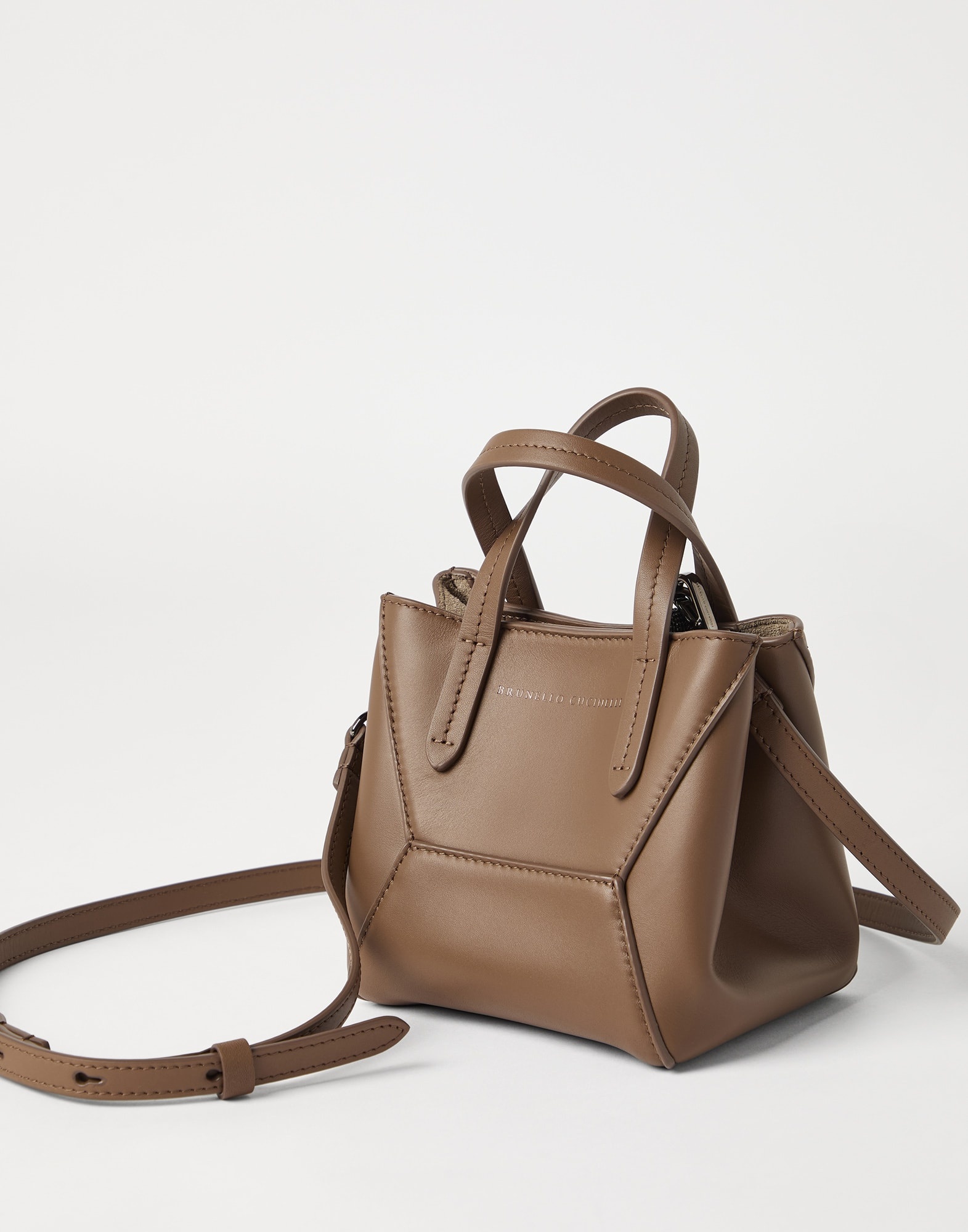 BC Duo mini bag in calfskin with monili - 3