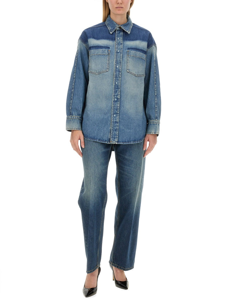 Victoria Beckham Women Denim Shirt - 2