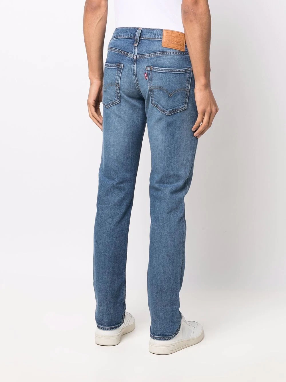 distressed regular-cut jeans - 4