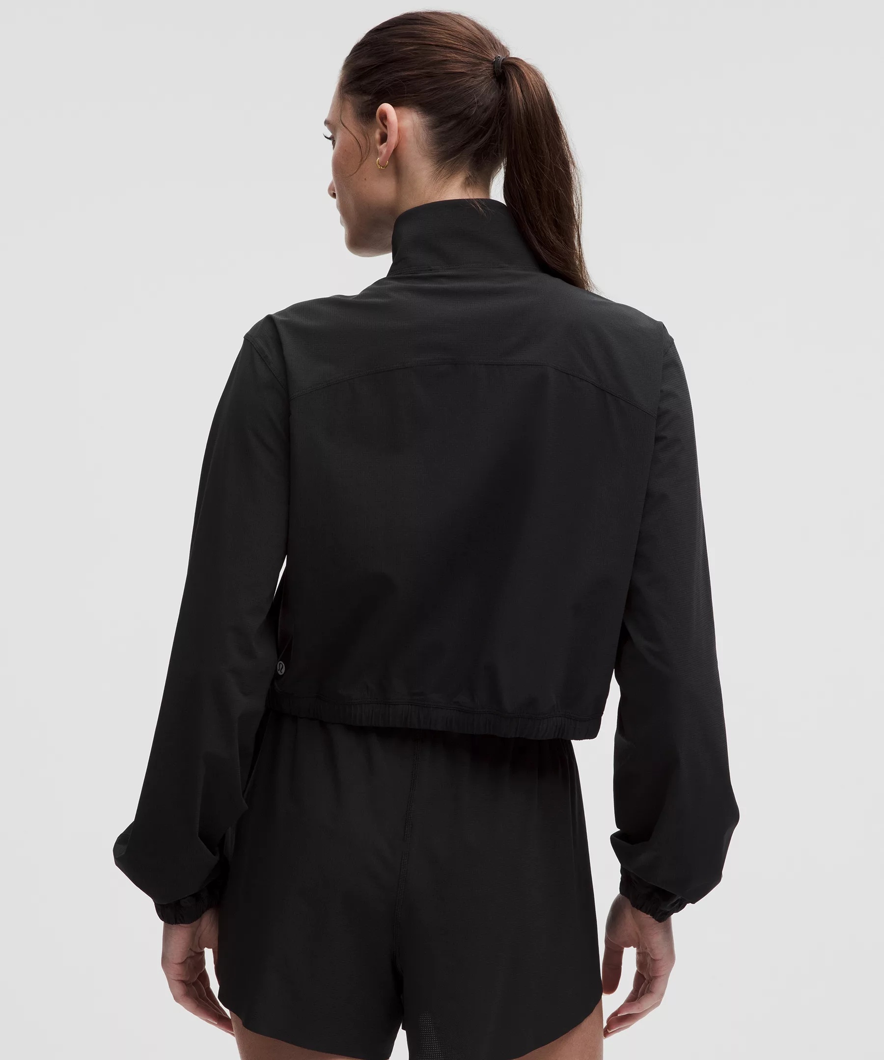 Mile Maker Run Crew Graphic Cinch-Hem Jacket - 3