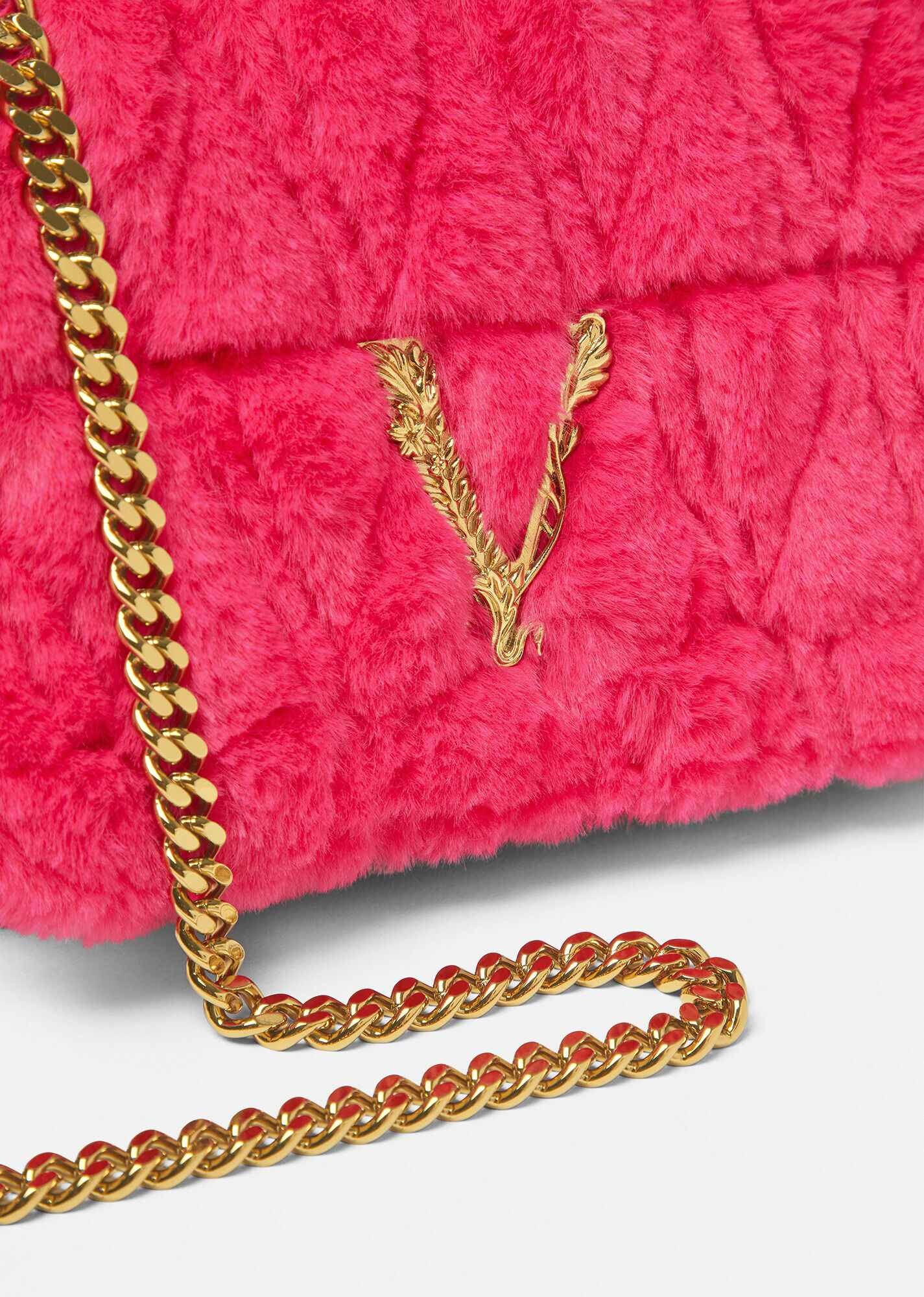 Virtus Faux Fur Evening Bag - 5