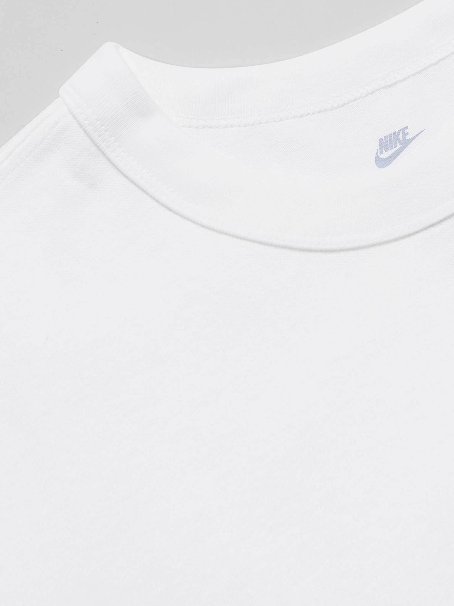 Sportswear Club Logo-Embroidered Cotton-Jersey T-Shirt - 5