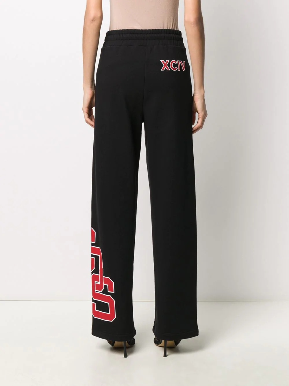 logo-patch track pants - 4