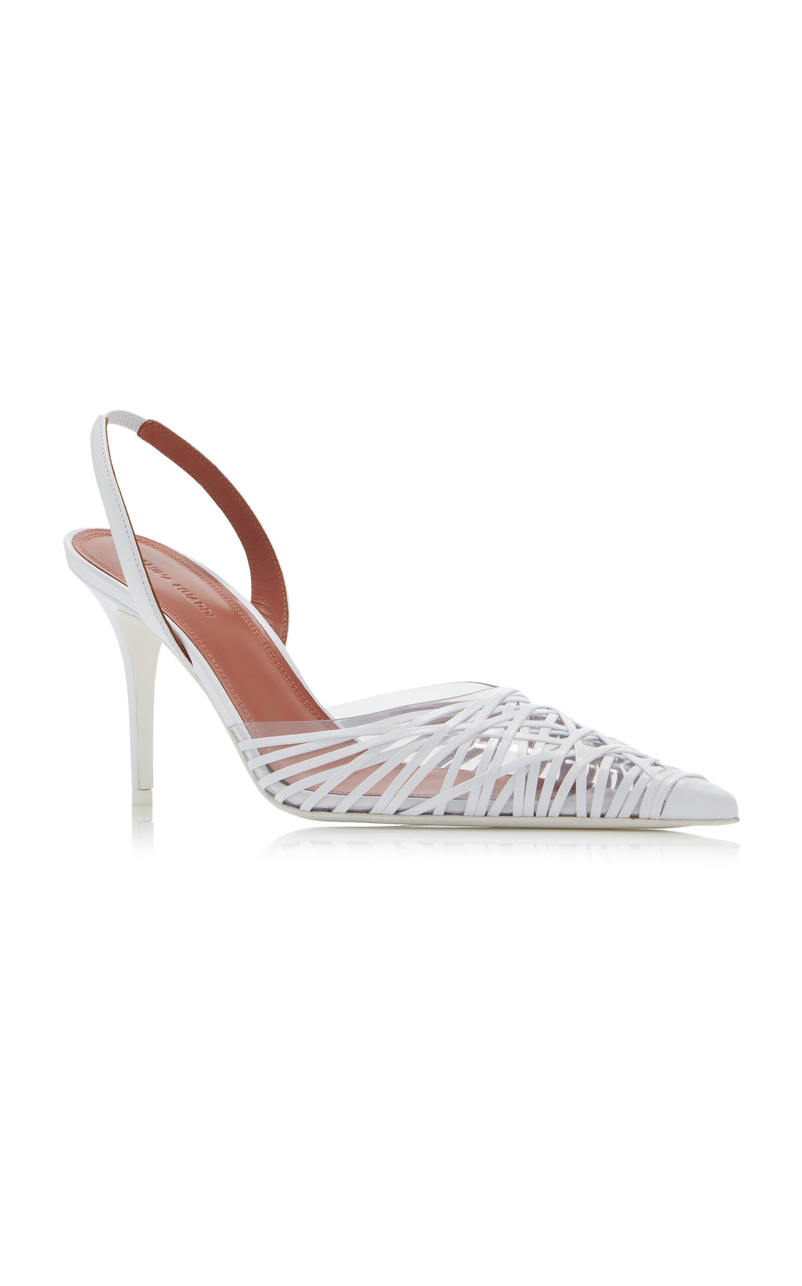 Lori Leather Slingback Pumps white - 4