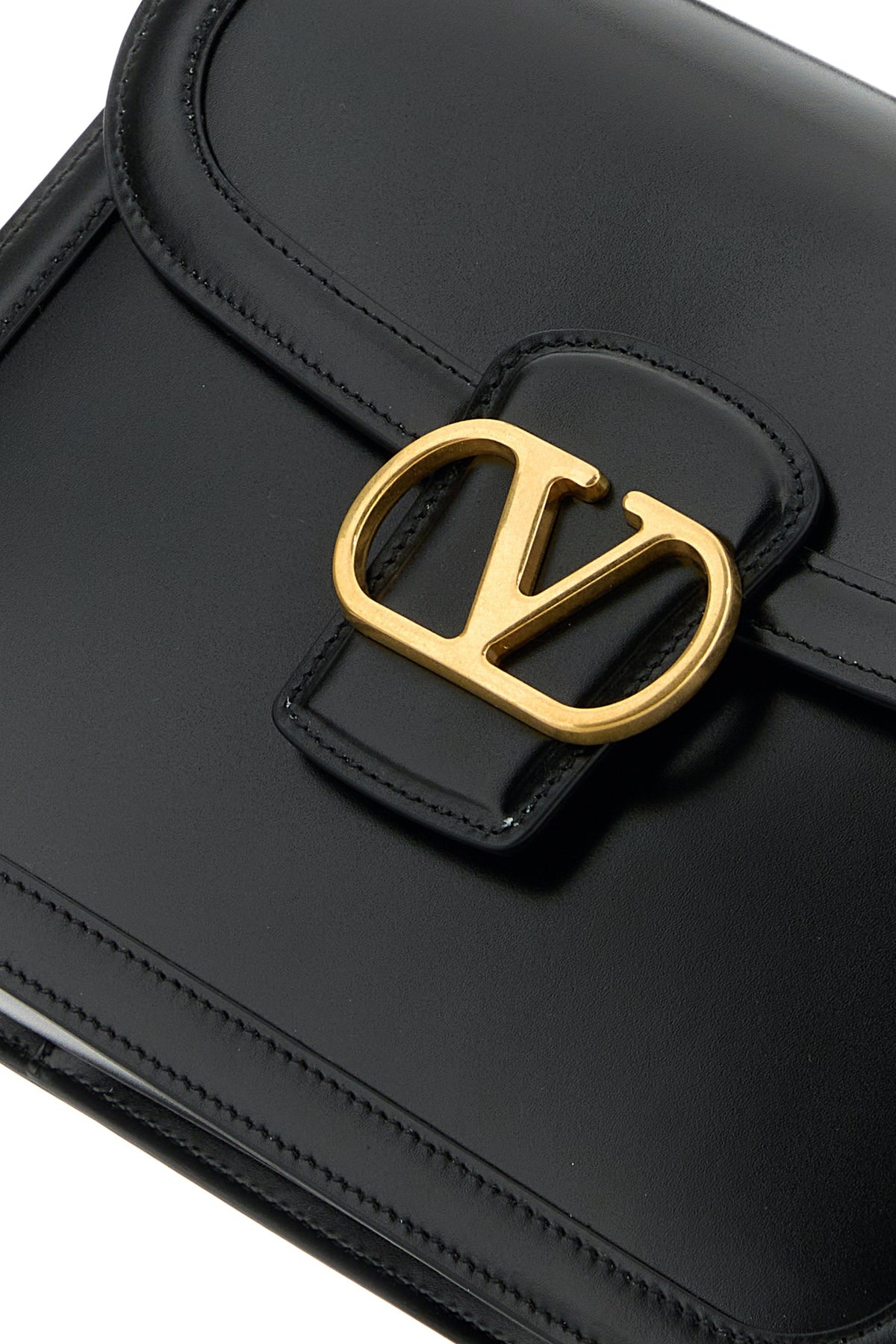 Black leather 9TO5 shoulder bag - 4
