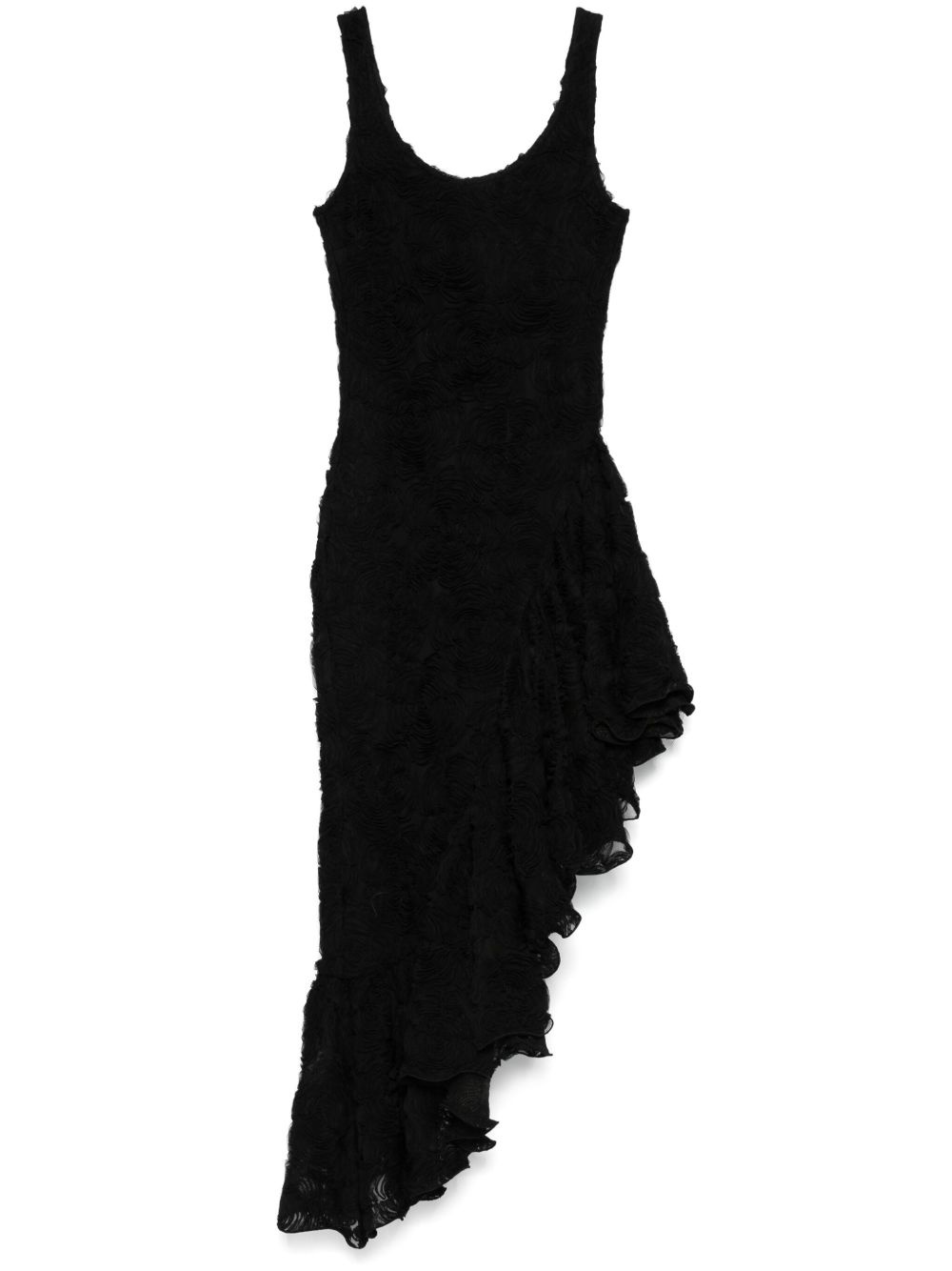 flower mesh midi dress - 1