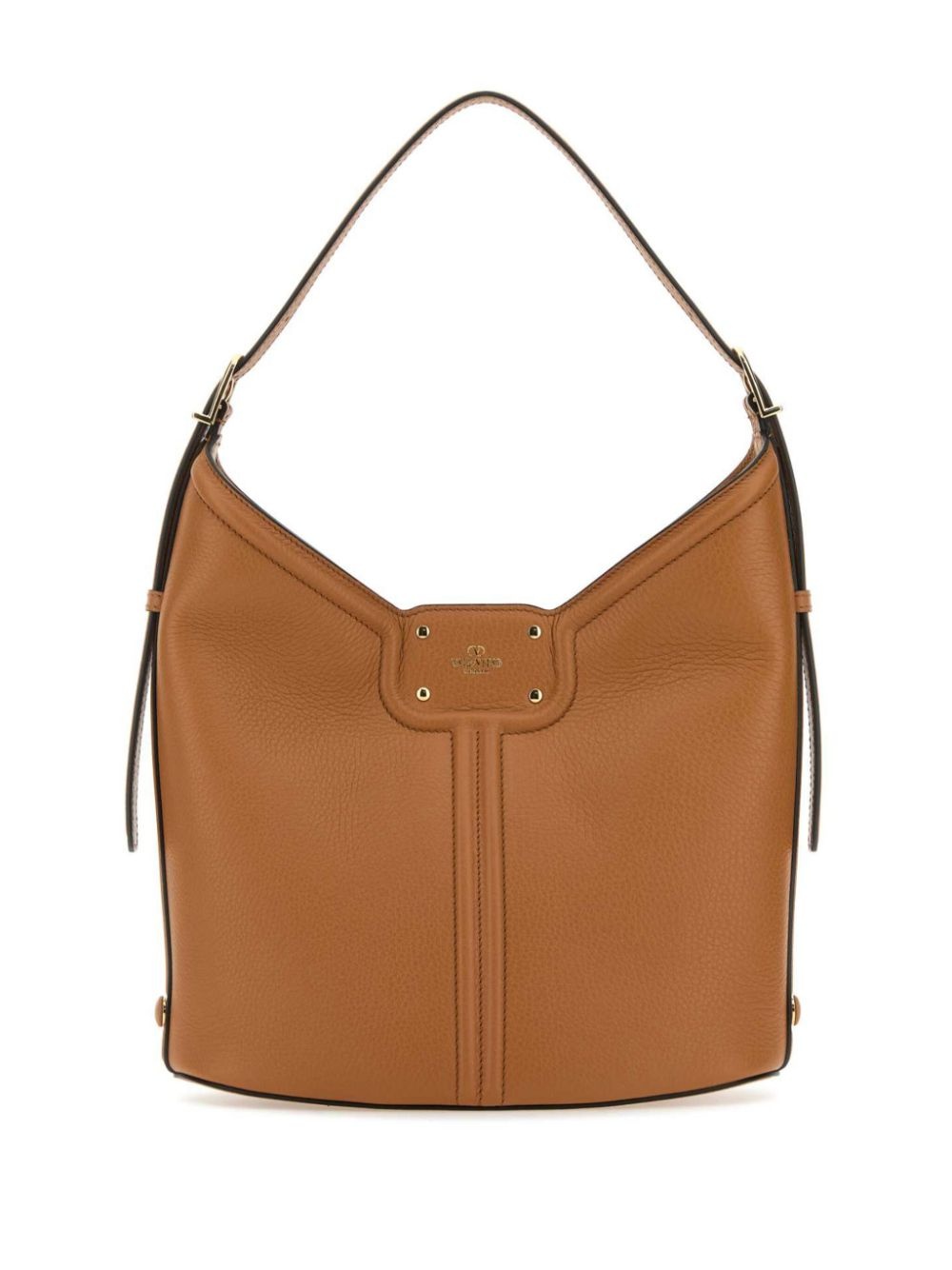 VLogo leather tote bag - 2