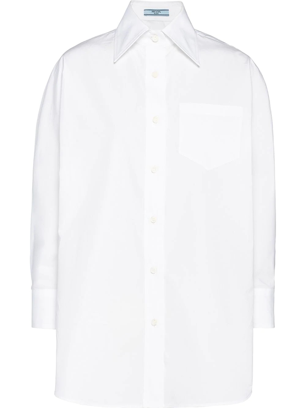 three quarter-sleeved cotton shirt - 1