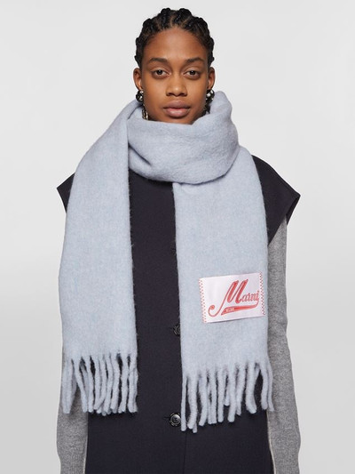 Marni BLUE BRUSHED ALPACA SCARF outlook