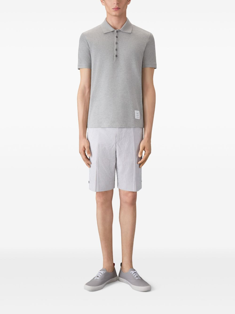 4-Bar cotton polo shirt - 2