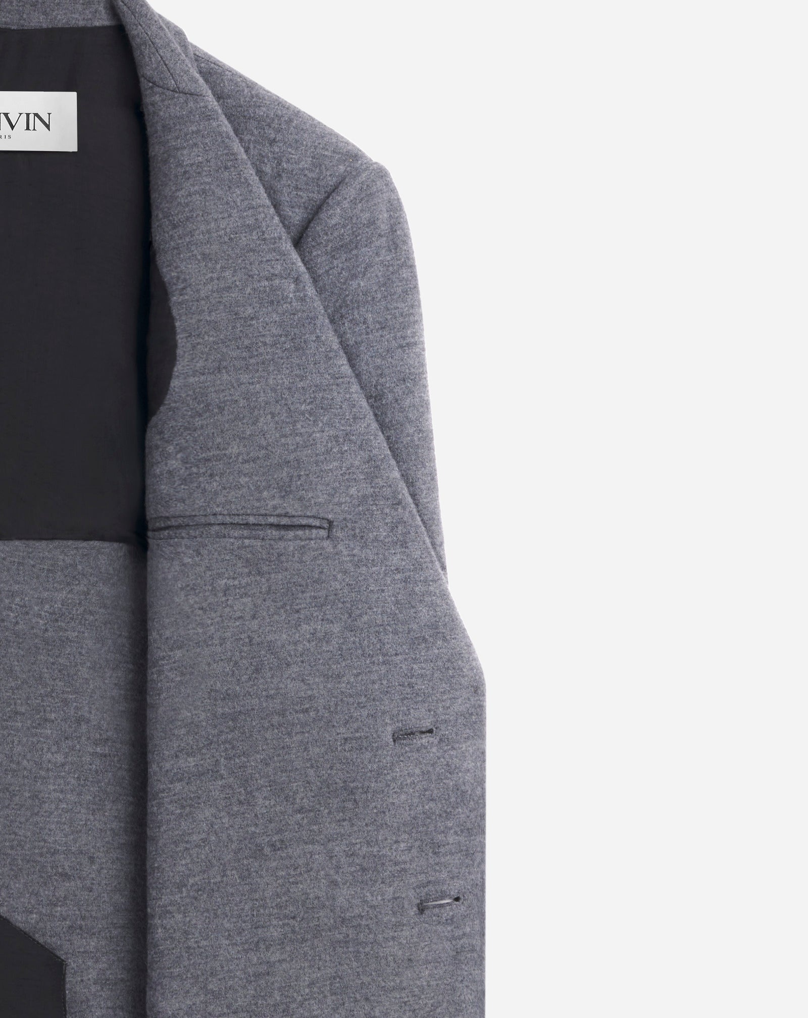 SINGLE-BREASTED PATCH POCKETS JACKET - 6