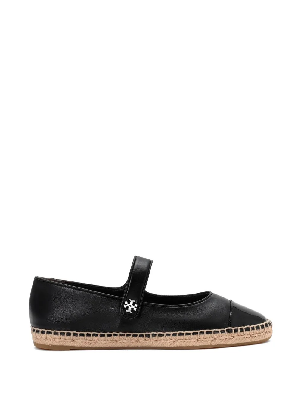 cap-toe marry jane leather ballet flats - 1