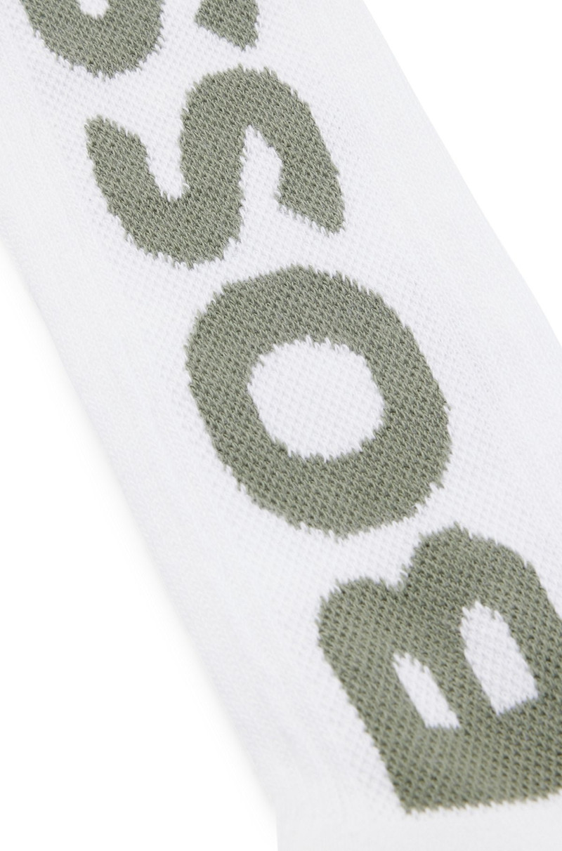 BOSS QUARTER-LENGTH SOCKS WITH CONTRAST LOGO outlook