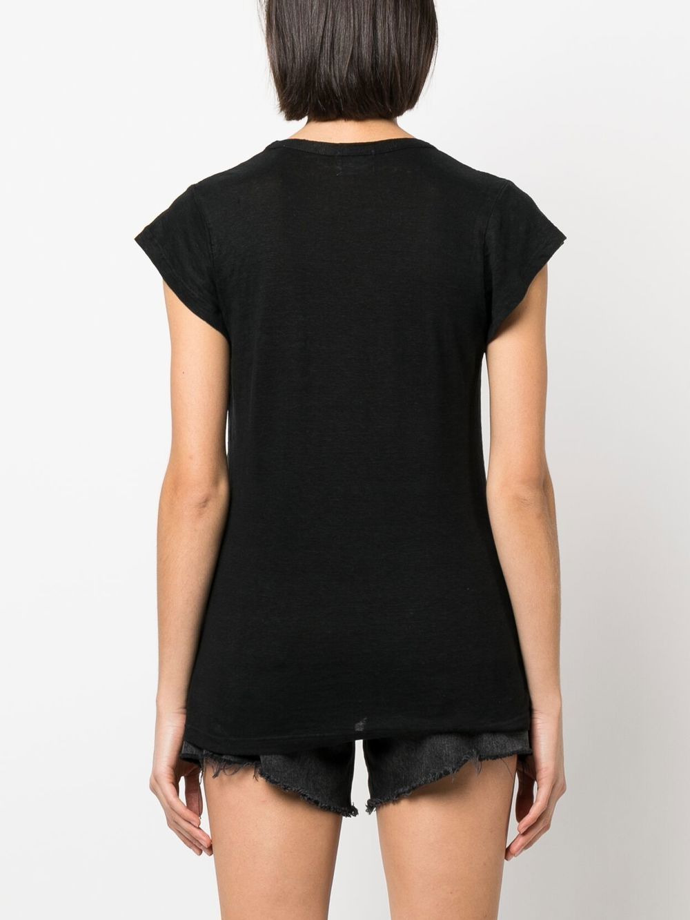 linen short-sleeve top - 4