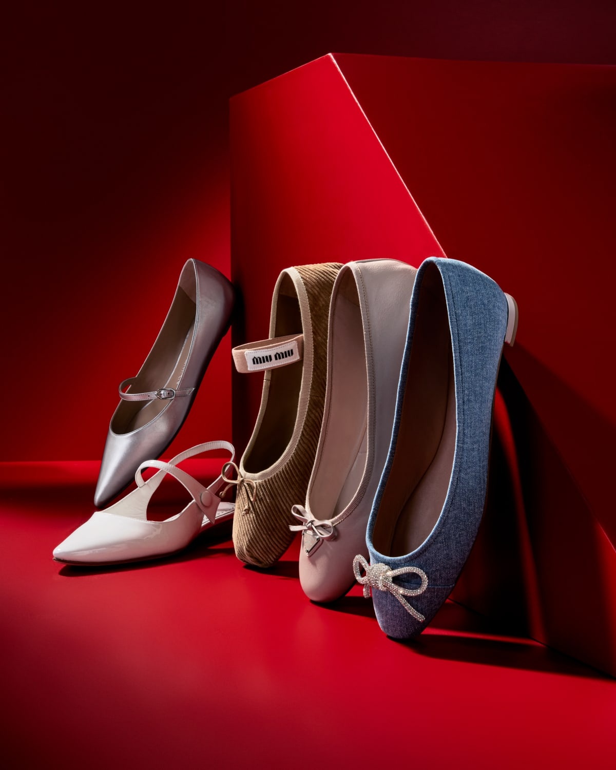 Emilia Metallic Mary Jane Ballerina Flats - 6