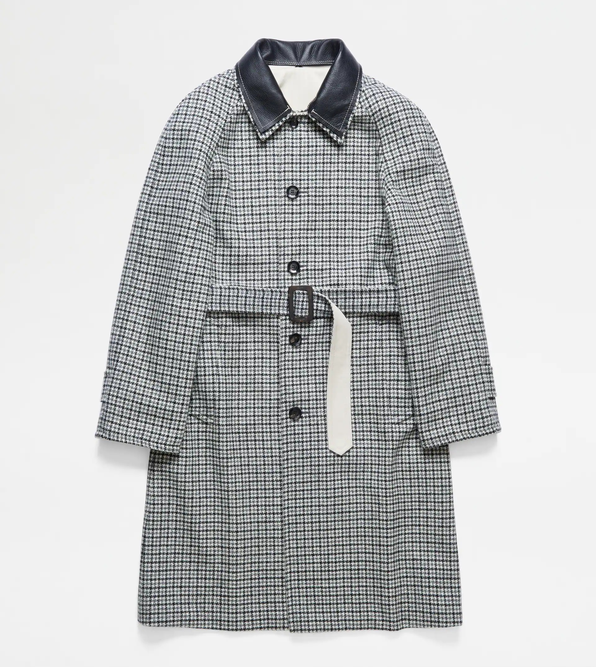 REVERSIBLE TRENCH COAT - BLACK, GREY, WHITE - 1