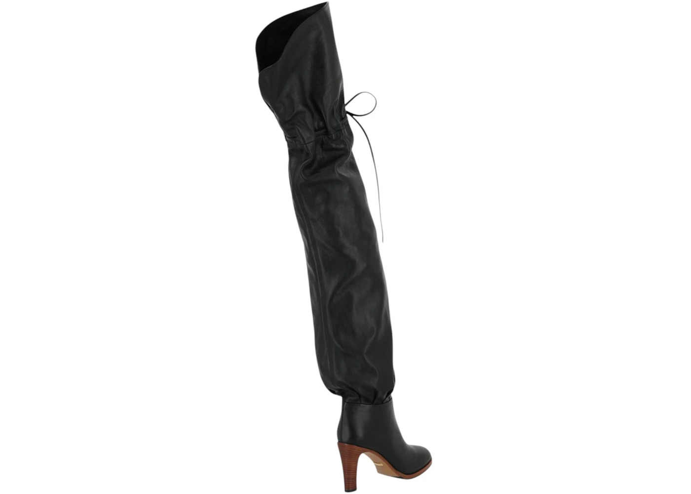 Gucci Deauville Cinched Over-the-Knee Boots Black (Women's) - 3