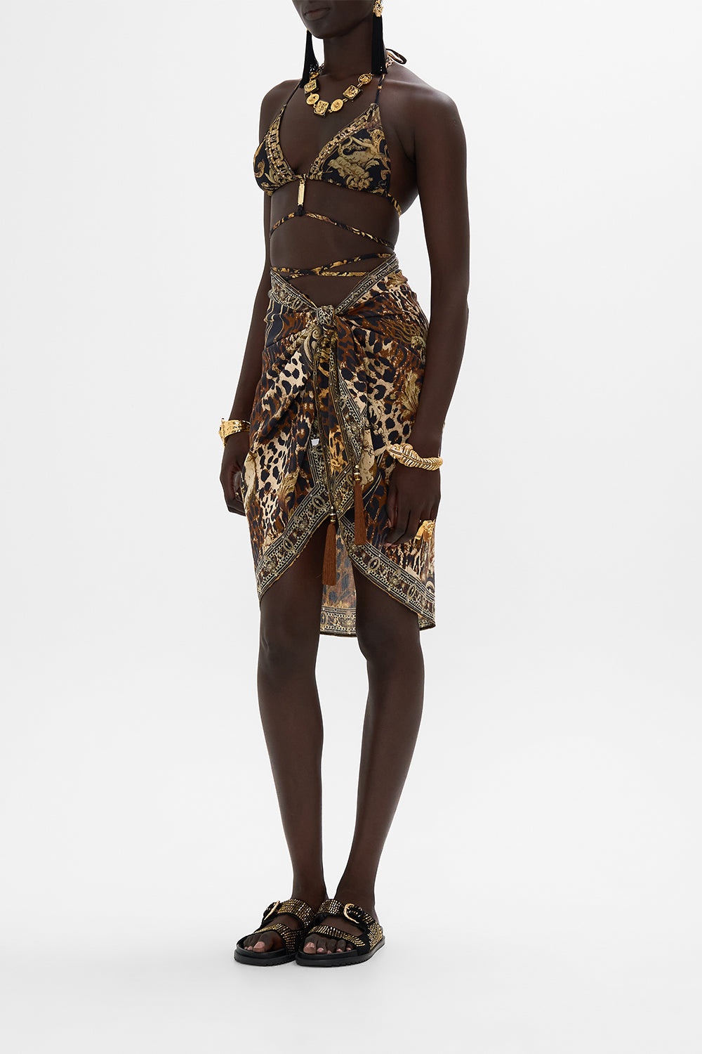 SHORT TASSEL SARONG - 4