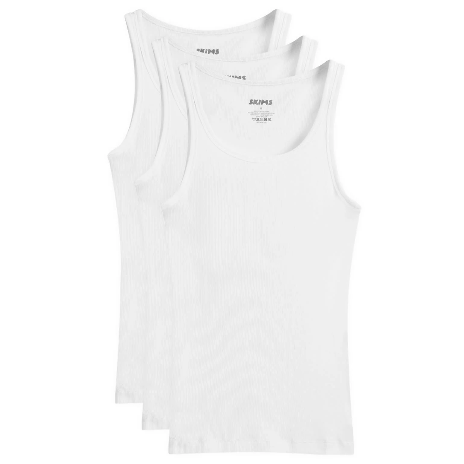 SKIMS Cotton Rib Tank - 3-Pack - 1