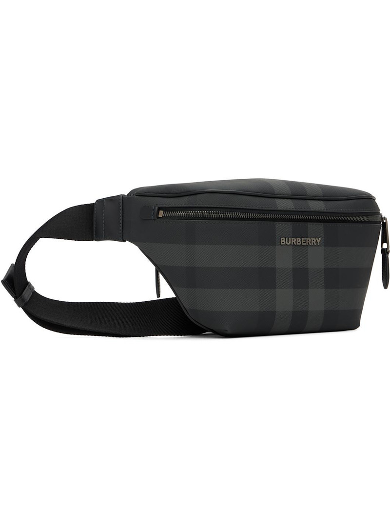 Burberry Gray Cason Belt Bag outlook