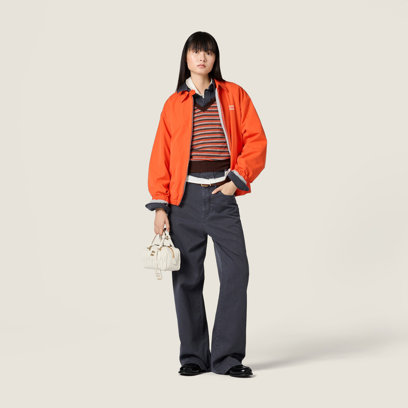 Miu Miu Light denim pants outlook