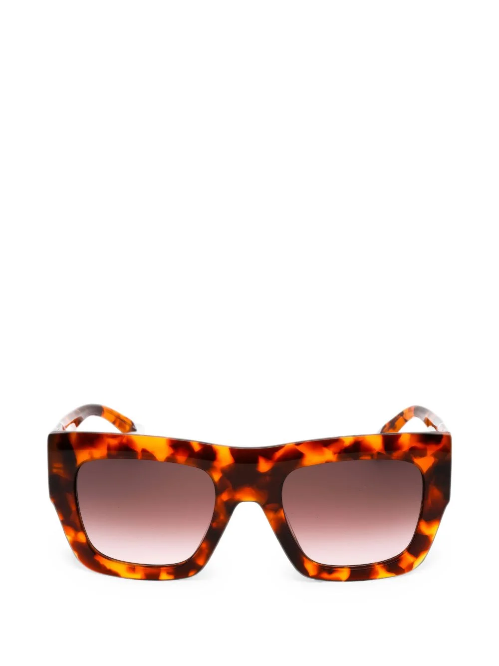 geometric-frame sunglasses - 1