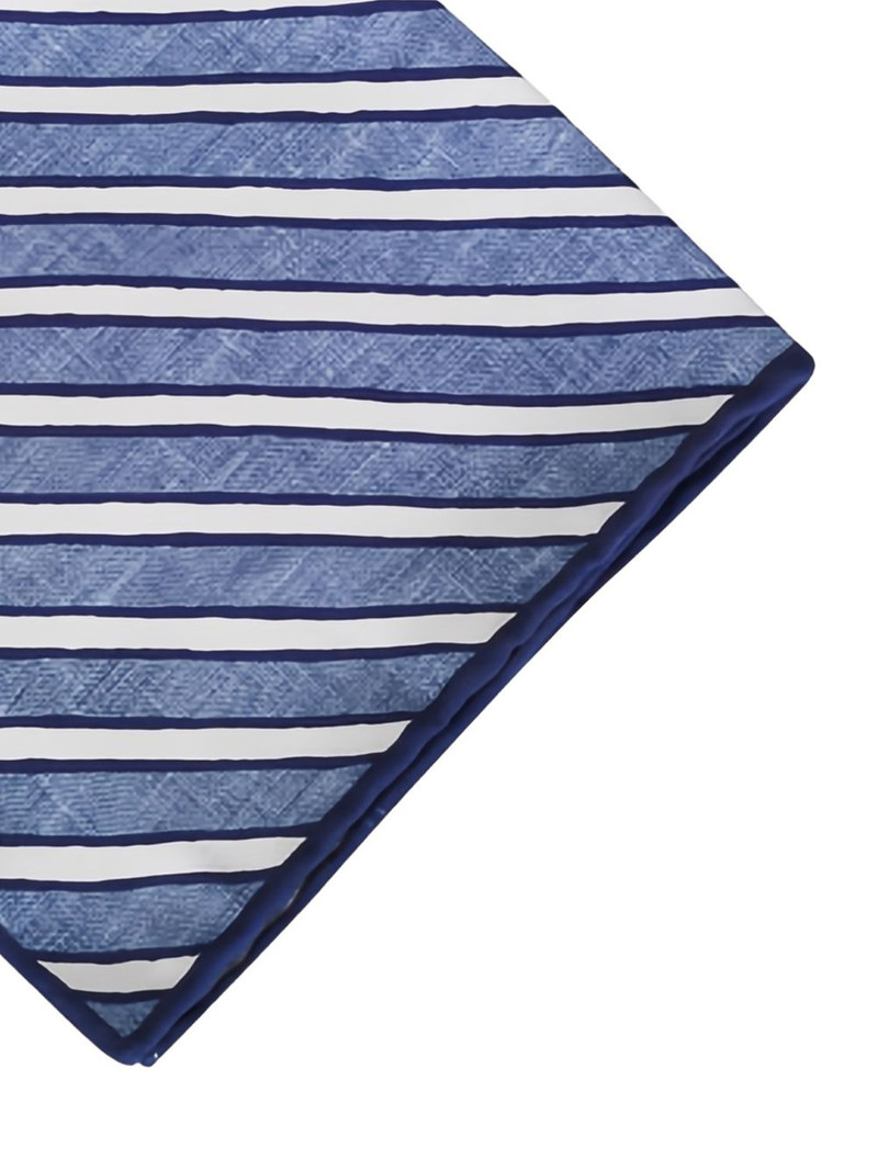 Brunello Cucinelli striped pocket square outlook