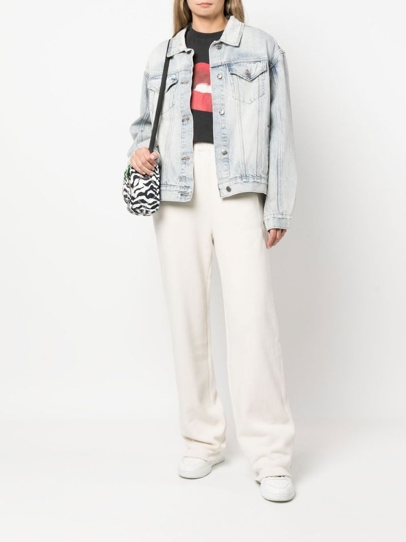 oversized-cut denim jacket - 3