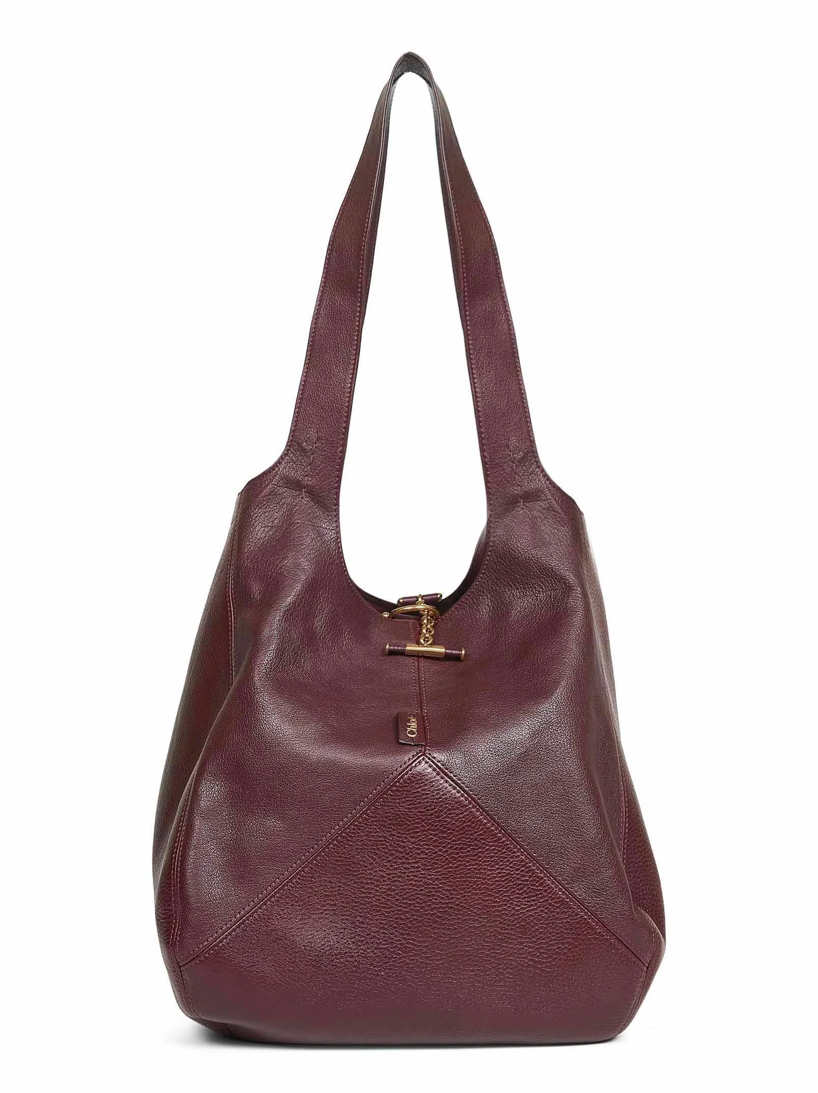Burgundy Chloé Balloon shoulder bag - 1