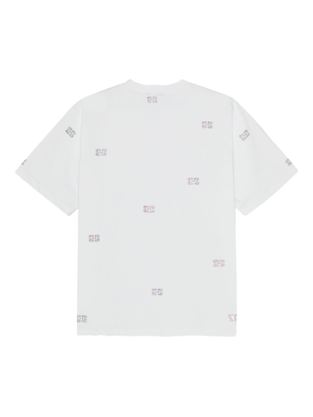 rhinestone-embellished cotton T-shirt - 6