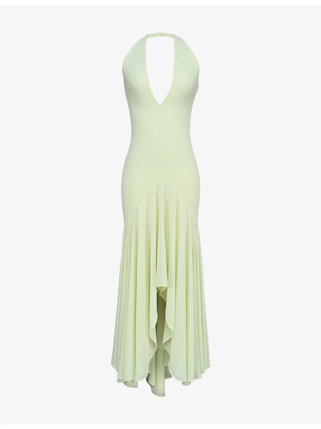 Tamara Halterneck Woven Maxi Dress - 1