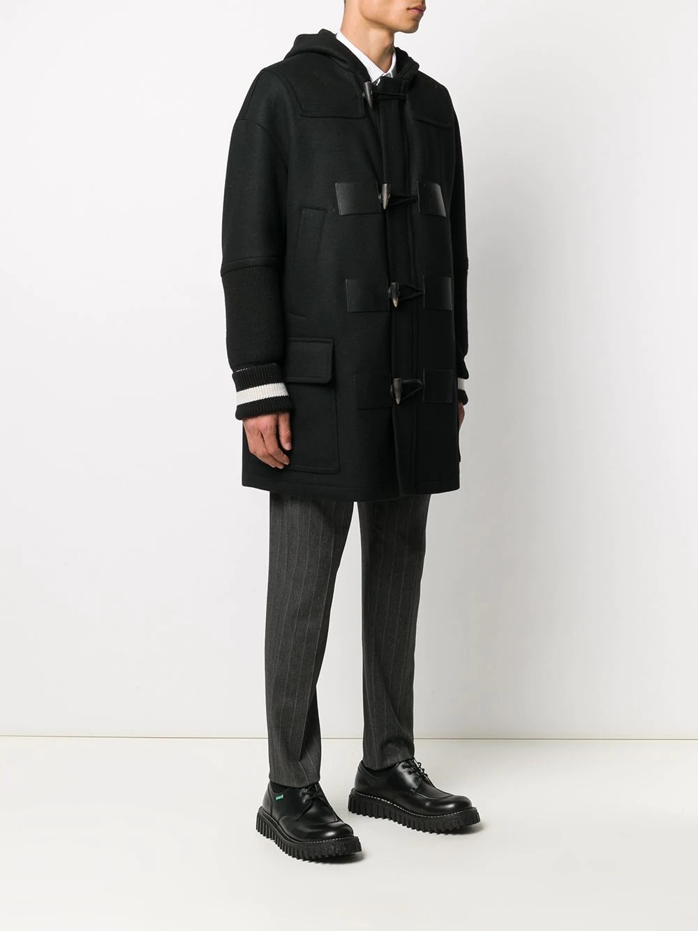 hooded duffle coat - 3