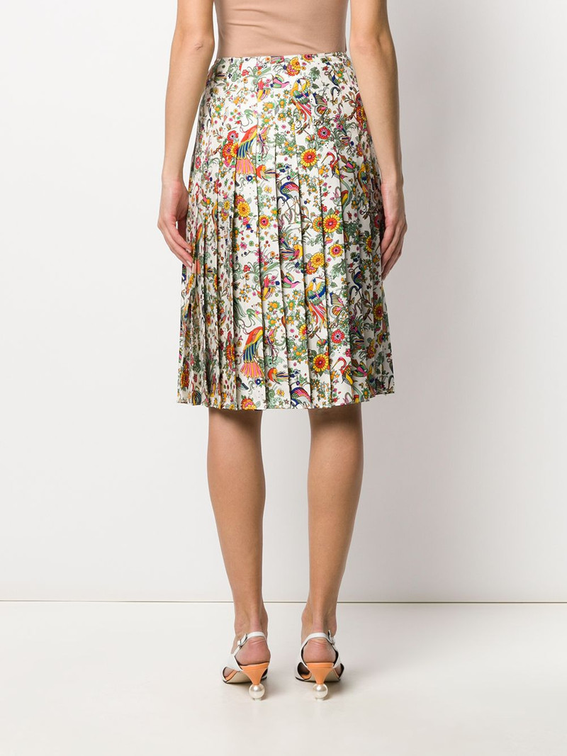 floral print pleated skirt 4