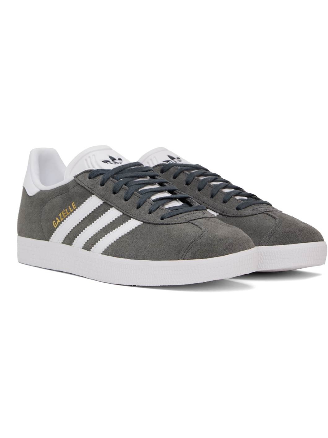 Gray Gazelle Sneakers - 4