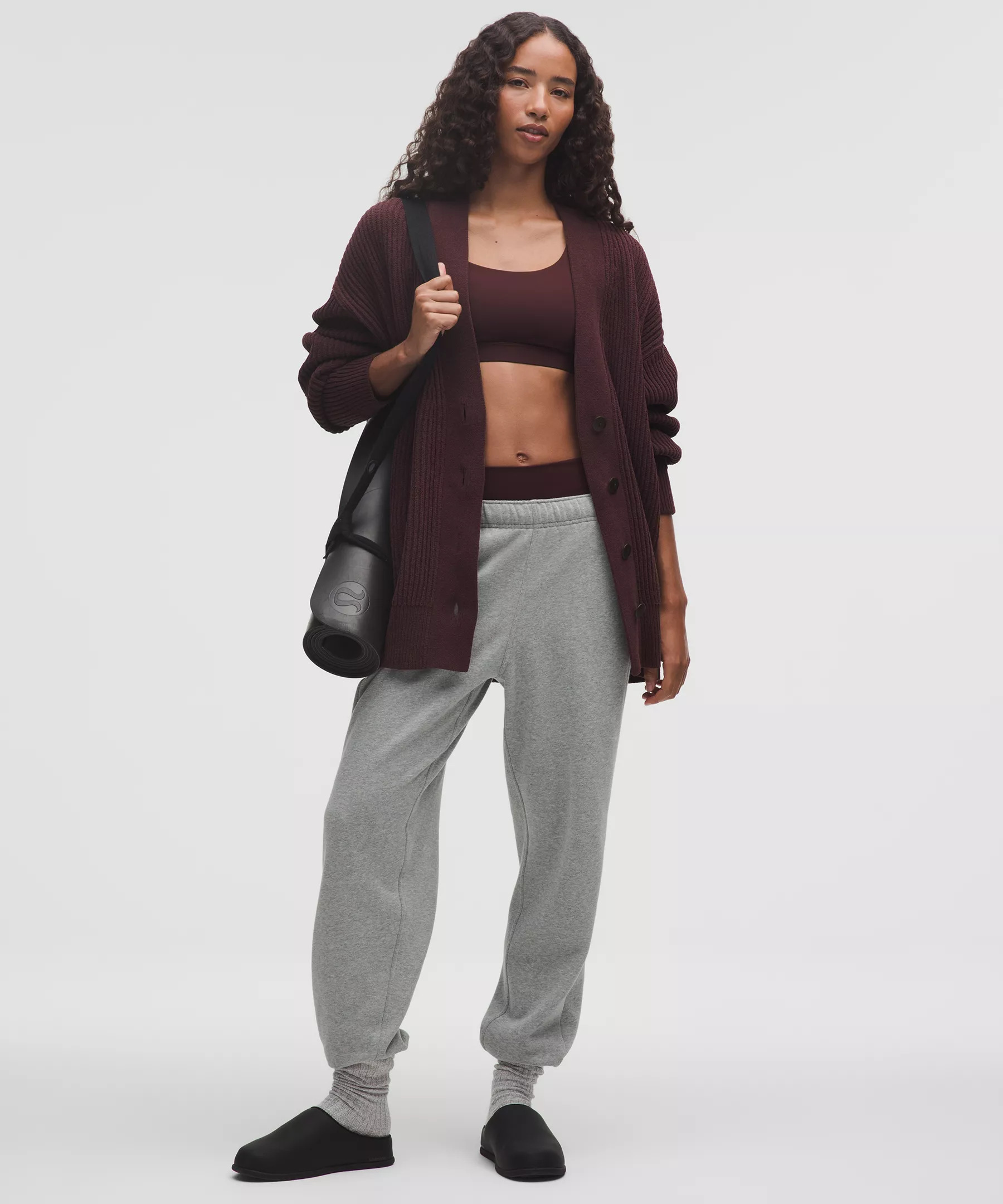 Knit Button-Front Cardigan - 2