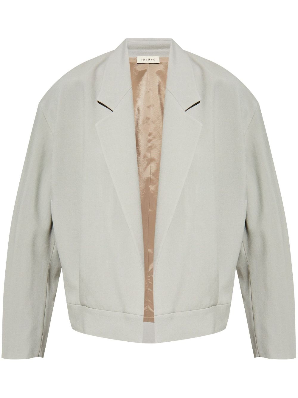 notch-lapel bomber jacket - 1