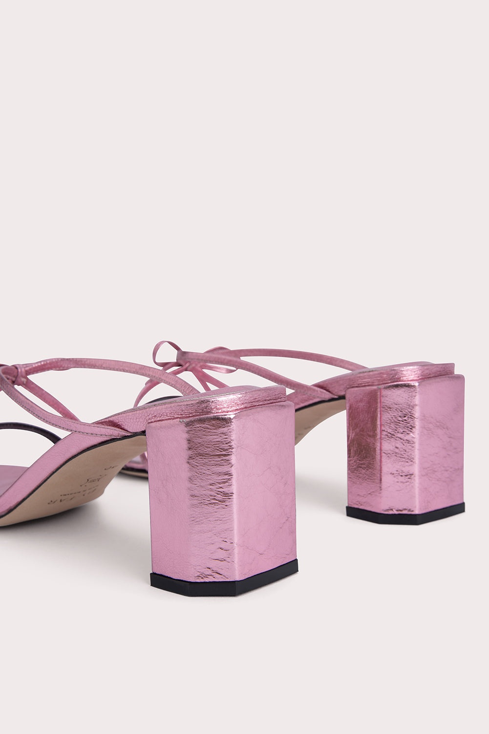 June Pink Metallic Leather - 7
