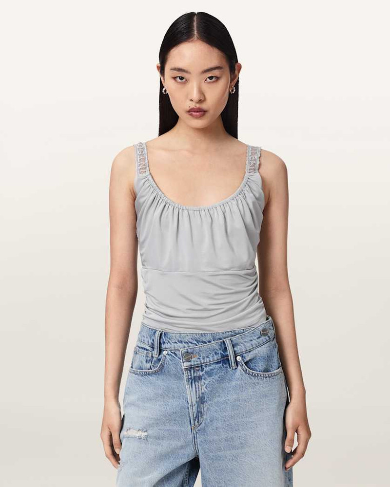 ALLSAINTS CELENA SLIM FIT SCOOP NECK TOP outlook