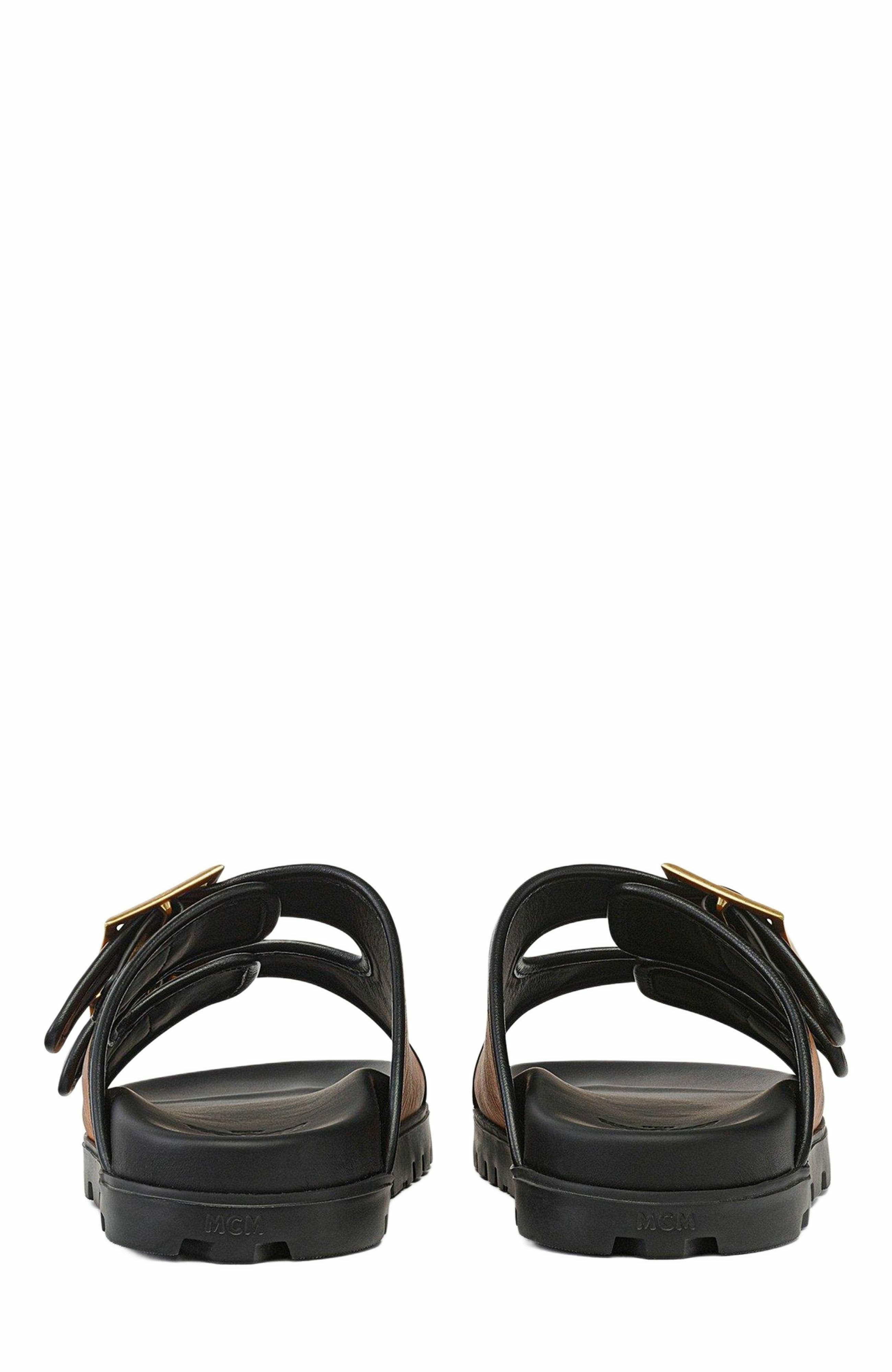 MCM Sandals in Visetos in Cognac at Nordstrom - 3