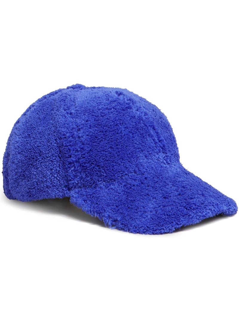 logo-embroidered terry-cloth cap 1