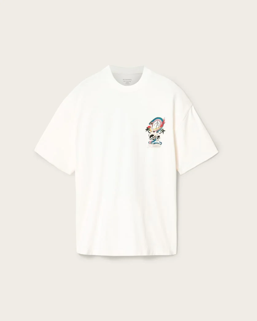 SNAKEPIT OVERSIZED SHORT SLEEVE GRAPHIC T-SHIRT - 1
