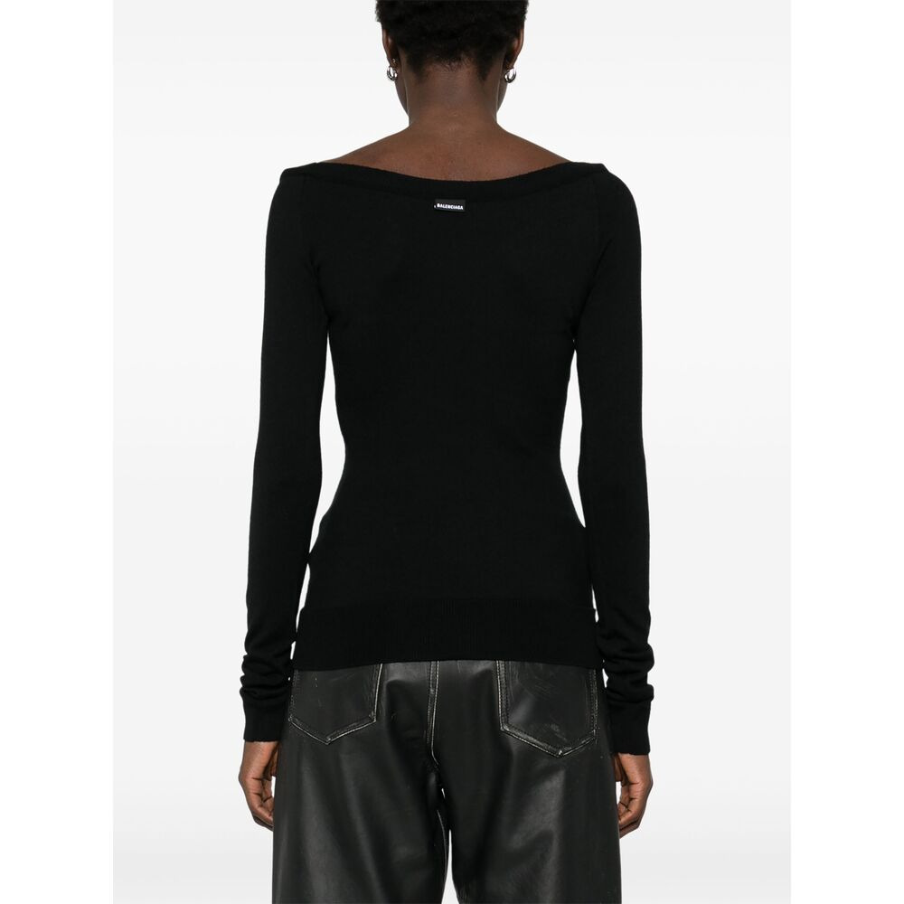 Balenciaga Black Knitwear - Jumpers Women - 5