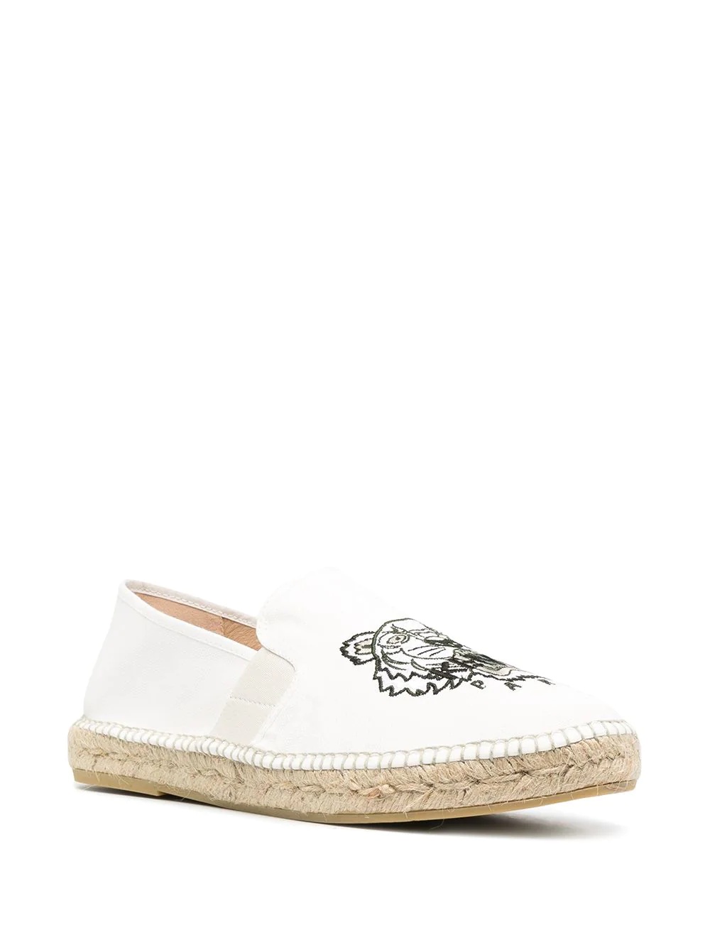 tiger-embroidered espadrilles - 2