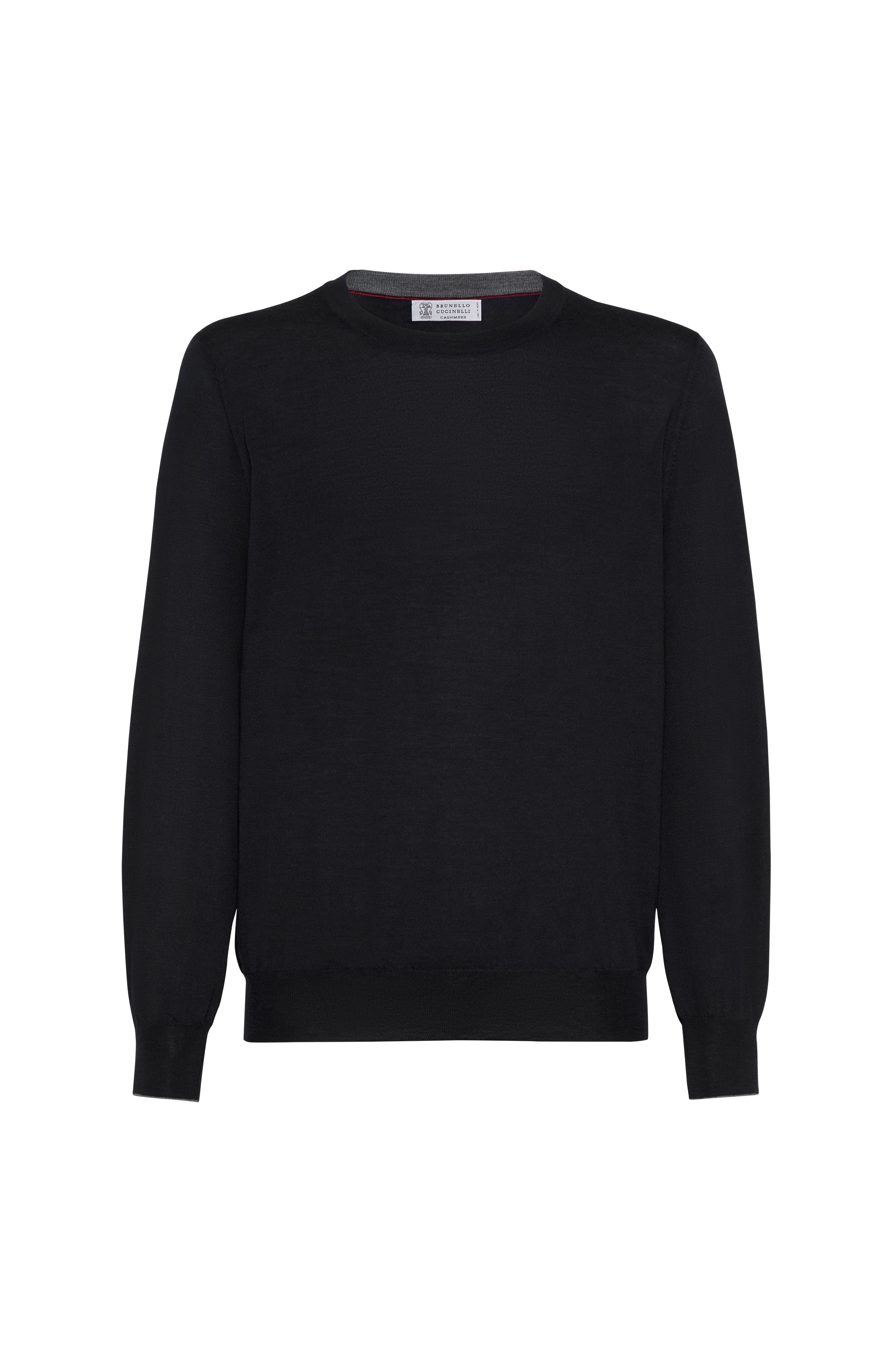 Brunello Cucinelli Lightweight sweater with patches in Black at Nordstrom - 1