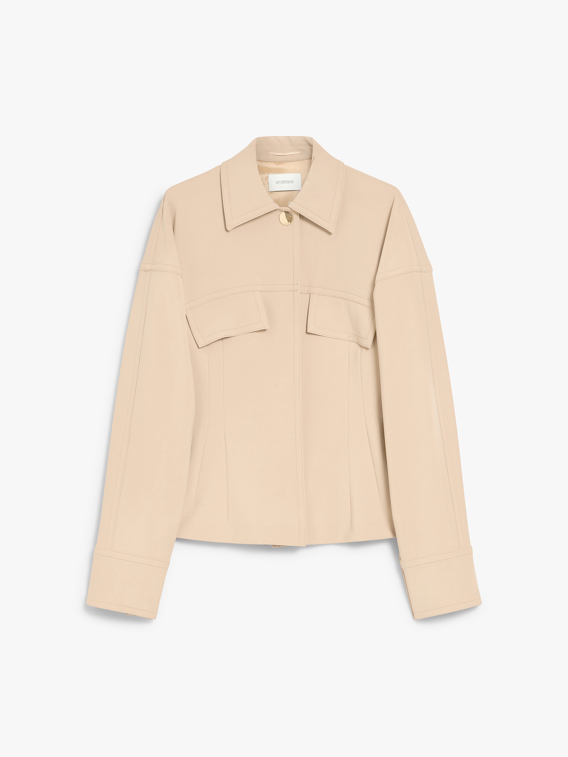ACCORDO1234 Short stretch viscose jacket - RUNWAY - 1
