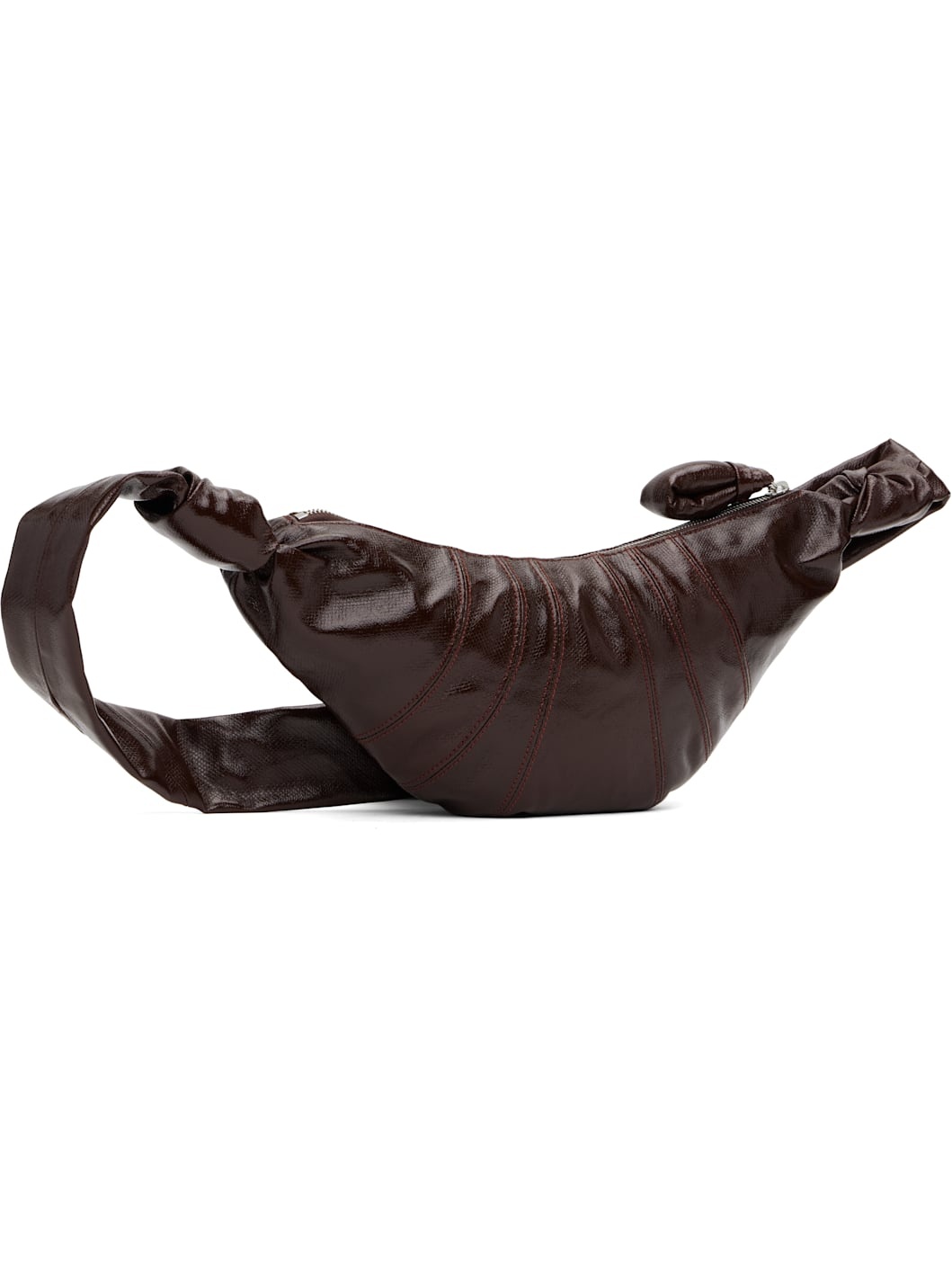 Brown Small Croissant Bag - 3